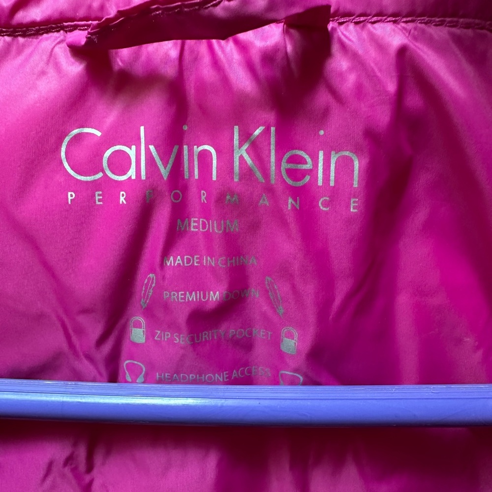 Calvin Klein Fuchsia Quilted Vest - Picture 3 of 3